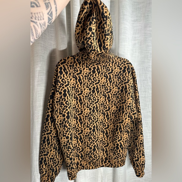 Nike SB Black and Tan Animal Print Hoodie - Picture 2 of 9